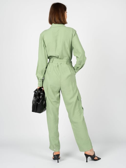 Silvian Heach Jumpsuit Woman's Green - Image 4