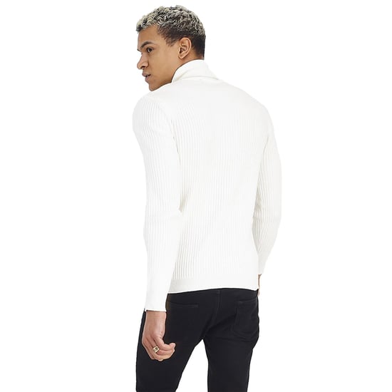 BRAVE SOUL Mens High Neck Casual Jumper