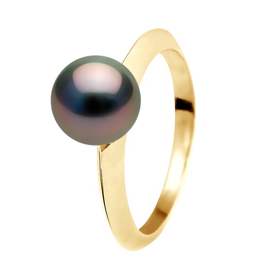 DIADEMA - Ring - Tahitian Pearl - Yellow Gold