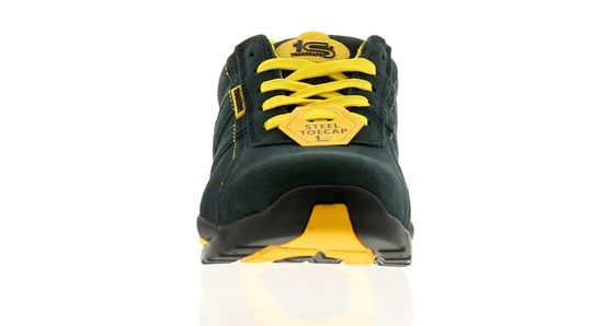 New Mens/Gents Navy Tradesafe Suede Steel Toe Cap Safety Shoes.