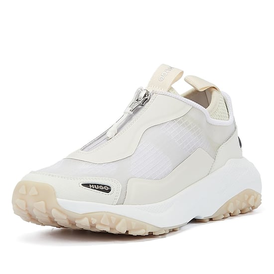 Hugo GO1ST Zip Women's White Trainers - Image 3