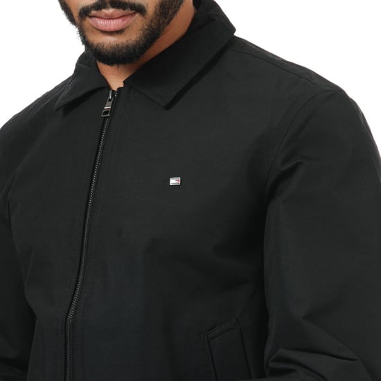 Men's Tommy Hilfiger Collard Ivy Jacket in Black - Image 6