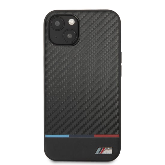 BMW iPhone 13 M Collection Carbon &  PU Leather Phone Case