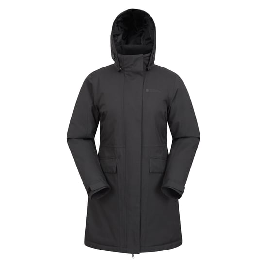 Mountain Warehouse Dames/Dames Rain On Waterdichte Gewatteerde Jas (Zwart) - Image 1