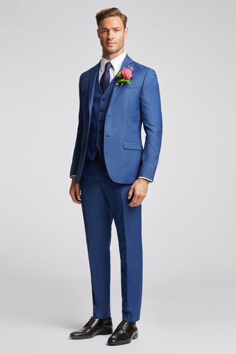 Slim Fit Sharkskin Jacket - Image 5