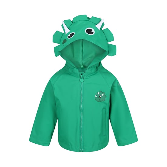 Regatta Waterdichte jas voor kinderen/Kinderen Stompy de dinosaurus (Jellybean Groen) - Image 1