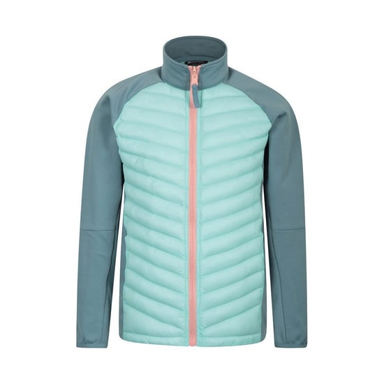 Mountain Warehouse Ravine 3 in 1 vattentät jacka för barn/ungdomar (Teal) - Image 5
