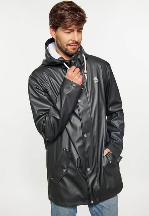 Schmuddelwedda rain jacket Men black - Image 3
