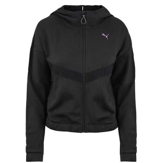 Puma Zip Up Womens Black Hoodie