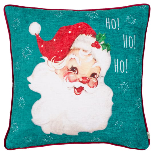Evans Lichfield Vintage Santa Printed Cushion Cover - Image 1