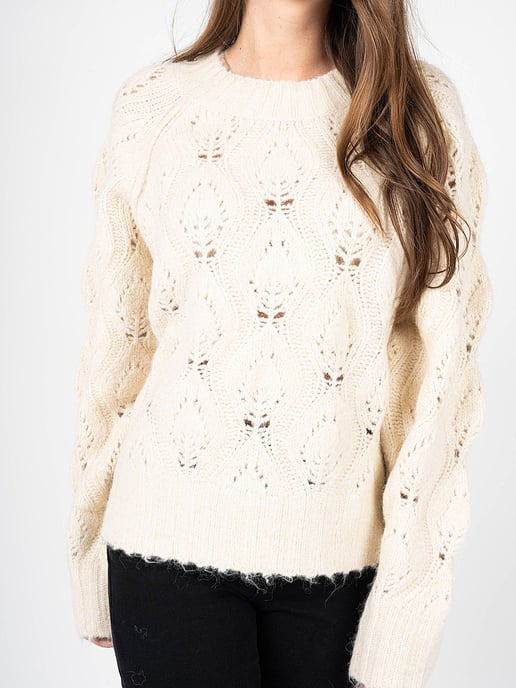 Silvian Heach Pullover Oversize Woman's Beige - Image 5