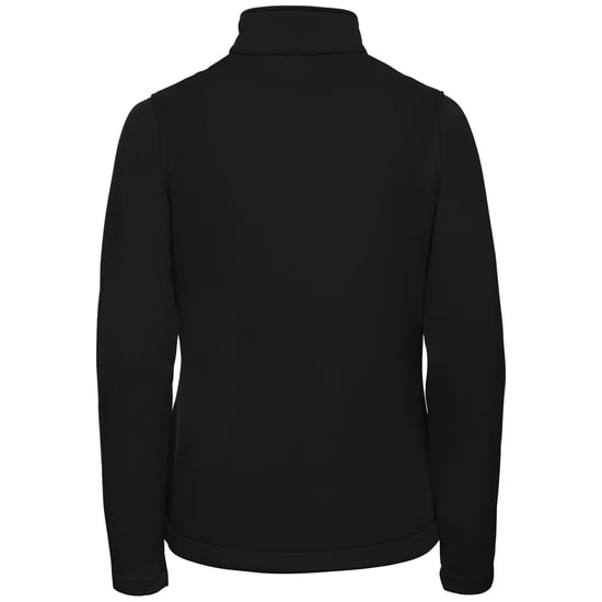 Russell Dames/Dames Slim Soft Shell Jasje (Zwart) - Image 2