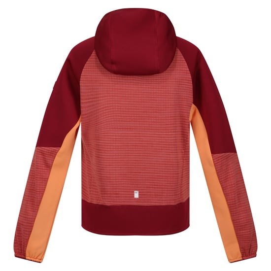 Regatta Childrens/Kids Prenton II Hooded Soft Shell Jacket (Mineral Red/Rumba Red)
