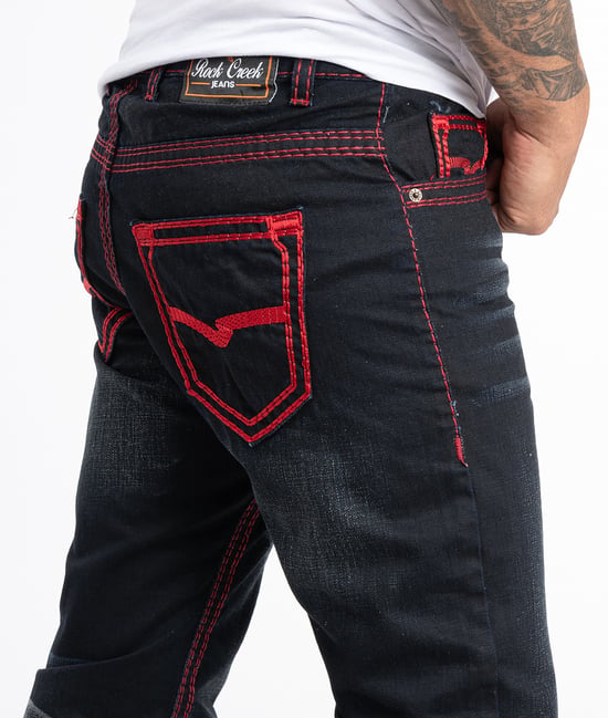 Rock Creek Jeans Straight Cut Schwarz - Image 5