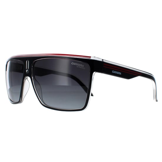 Carrera Shield Unisex Black Red Gold Dark Grey Gradient 22