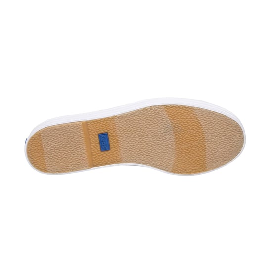 Keds Women's Triple Up Breton Stripe Canvas White & Navy Shoes