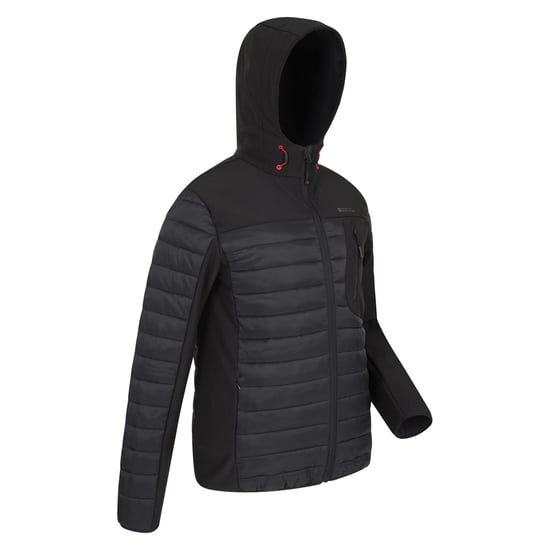 Mountain Warehouse Heren Turbine II gewatteerd Soft Shell jack (Zwart) - Image 4