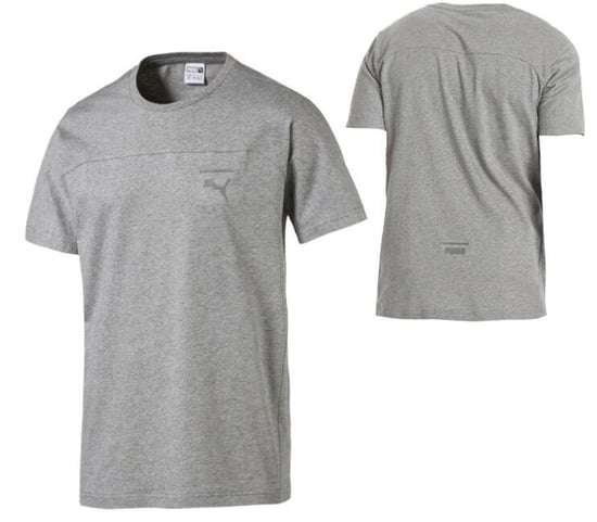 Puma Pace Primary Tee Mens Top T-Shirt Short Sleeved Grey 575046 03 A79B