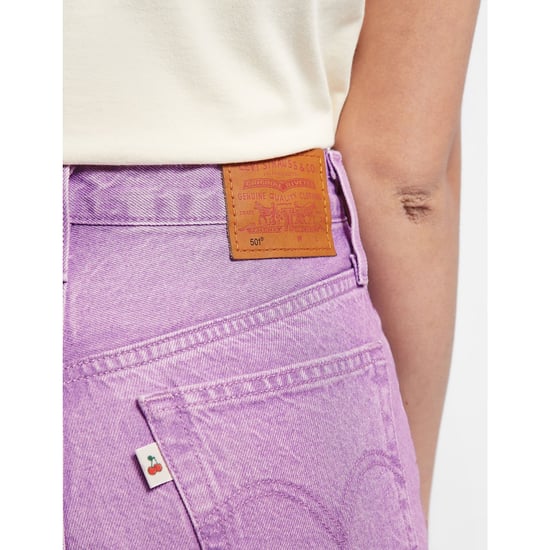 Women's Levis 501 Original Shorts in Lavender