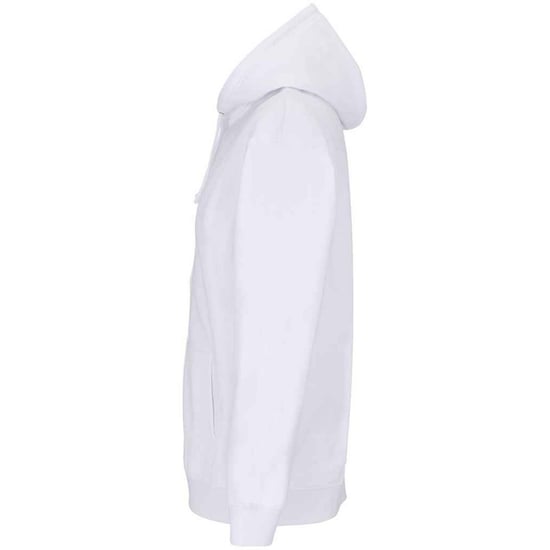 SOLS Unisex Adult Carter Full Zip Hoodie (White) - Image 3