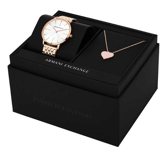 Armani Exchange Lola Women's Rose Gold Watch AX7145SET