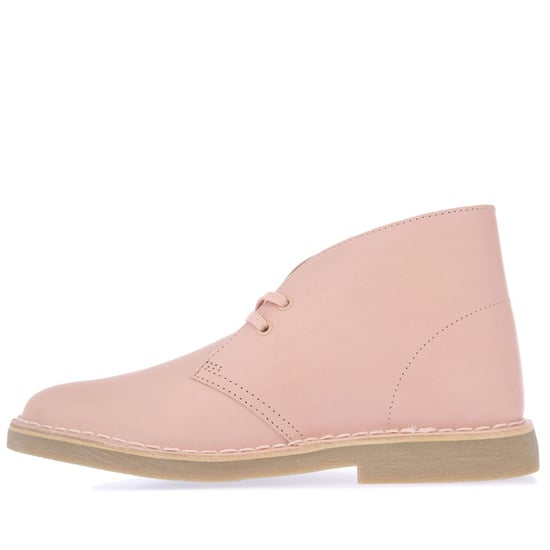 Clarks Originals Desert Boot 2 läderkängor i rosa för kvinnor - Image 5