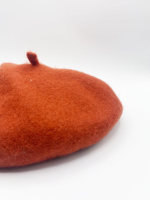 Plain Felt Beret - Image 4