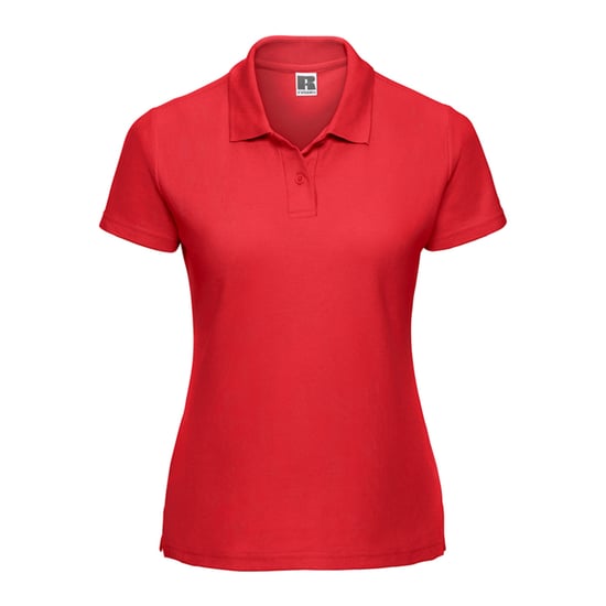 Russell Womens/Ladies Classic Polycotton Polo Shirt (Bright Red) - Image 1