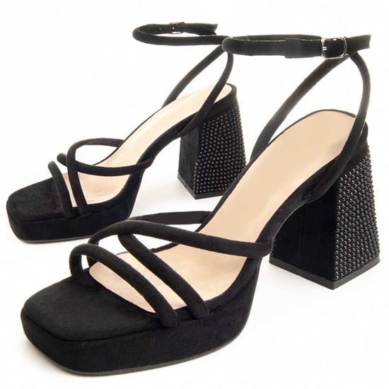 Montevitahäl Sandal Festsand i Svart - Image 1