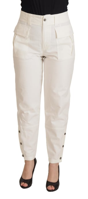 Chic  Cotton Tapered Pants - Image 1