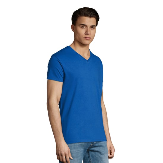SOLS Heren Imperial V Hals T-shirt (Koningsblauw) - Image 4
