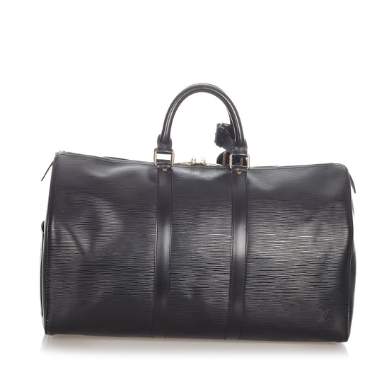 Vintage Louis Vuitton Epi Keepall 45 Black - Image 3