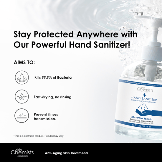 skinChemists Handdesinfectiemiddel 500ml - Image 2