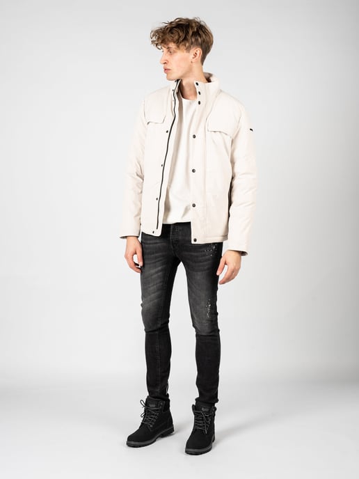 Geox Jacket Spherica Short Men's Off-White - Image 2
