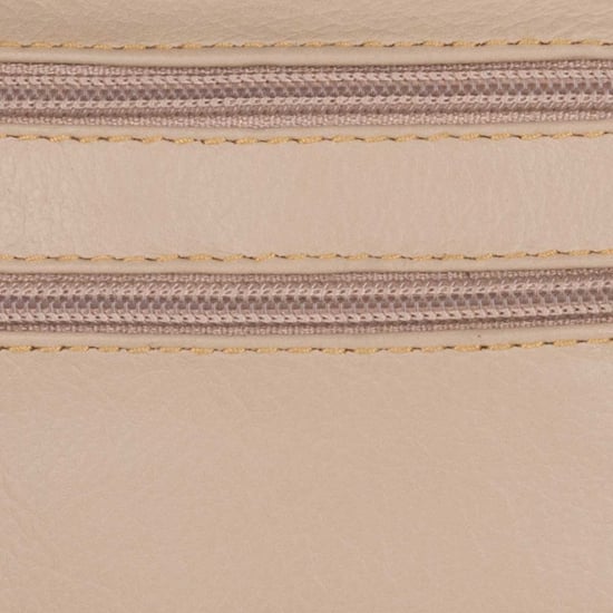 Leather purse Montevita in Beige