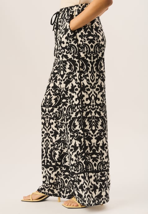 Ikat Print Byxor med vida ben - Image 3