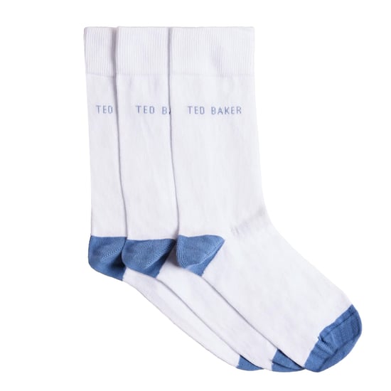 Ted Baker 3-Pack Whitess Mens White Socks - Image 1