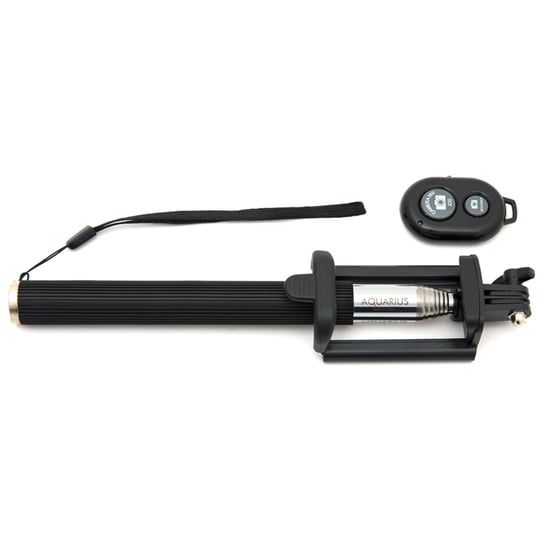 Aquarius Selfie Stick with Video Function - Gold