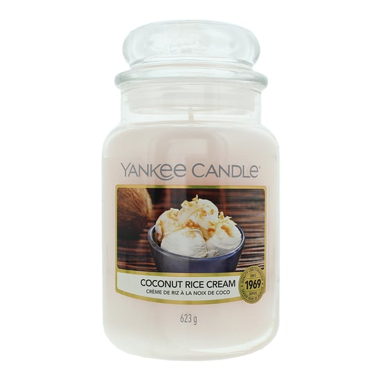 Yankee Candle Kokosrijst Crème Kaars Grote Pot 623g - Image 1