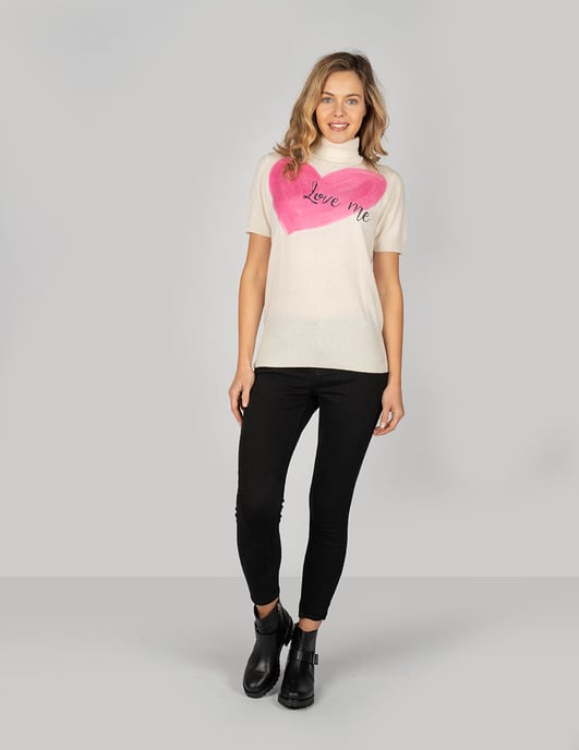 Trussardi Jeans T-Shirt Woman's Beige
