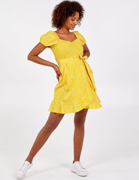 BEATRICE - Puff Sleeve Mini Dress