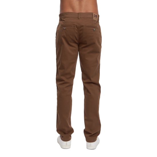 Crosshatch Mens Roysden Chinos (Cinnamon) - Image 2