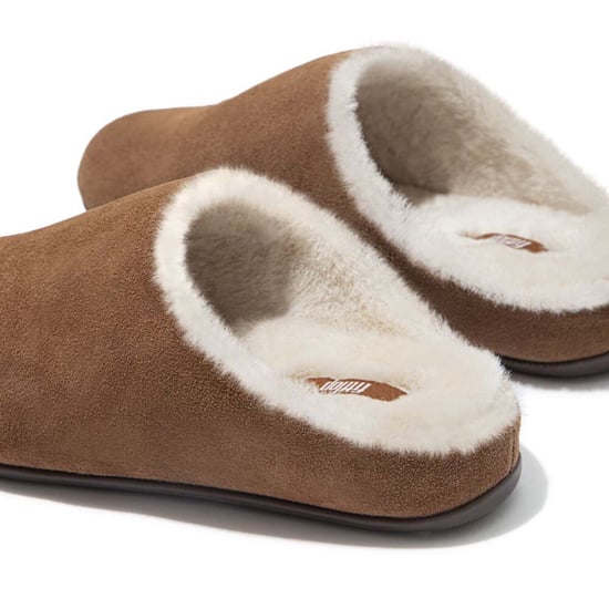 Women's Fit Flop Chrissie Shearling Slippers in Tan - Image 4