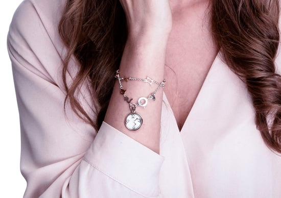 Orphelia Dames 925 Sterling Zilveren Armband - Zilver/Roze ZA-7174 - Image 5