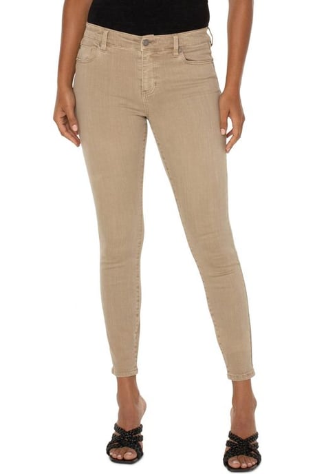 Piper Hugger Ankle Skinny Biscuit Tan Jeans