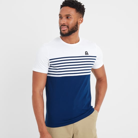 Drayton Mens T-Shirt Night Blue