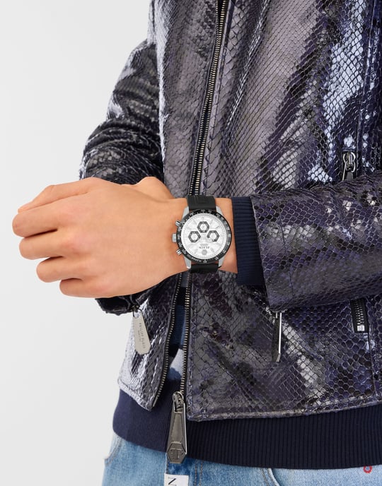 Philipp Plein Pleinmeter Heren Zwarte Horloge PWPYA0124 - Image 3