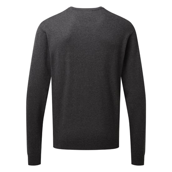 Premier Volwassenen Unisex Cotton Rich Crew Neck Sweater (Houtskool) - Image 2