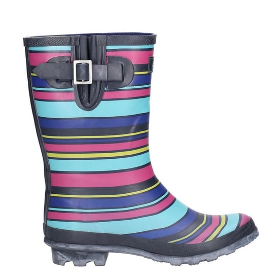 Cotswold Womens/Ladies Paxford Elasticated Mid Calf Wellington Boot (Multicolour/Stripe)