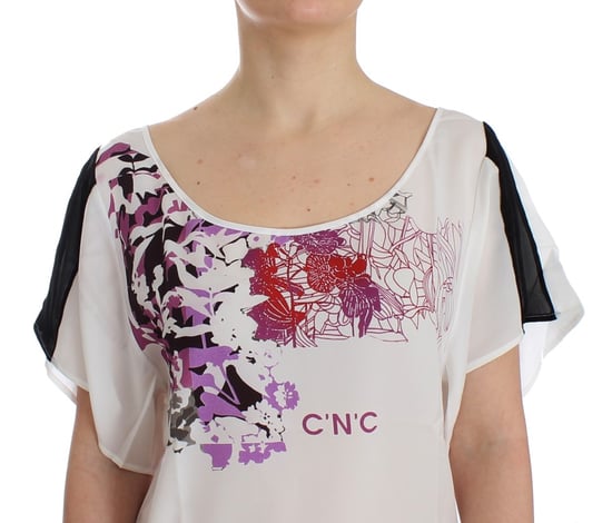 Costume National Witte blouse met motiefprint voor vrouwen - Image 3